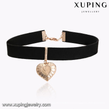 43609 Xuping 18k collier en forme de coeur en plaqué or